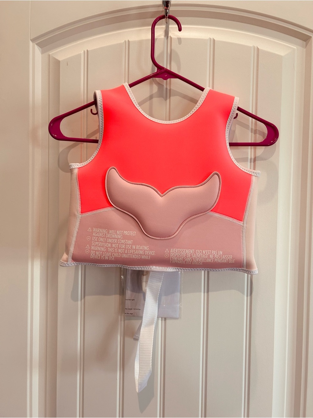 Sunnylife Melody the Mermaid Two-Tone Strawberry\Pink Swim Vest - NWT - Picture 6 of 9